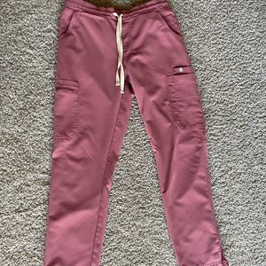 Mauve Yola Skinny Scrub Pants Petite XS